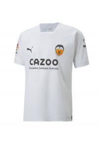 Valencia Fotballdrakt Hjemme Klær 2022-23 Korte ermer